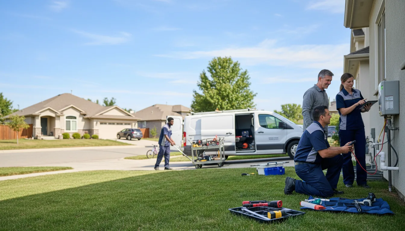 Tankless water heater service in Hampton, GA